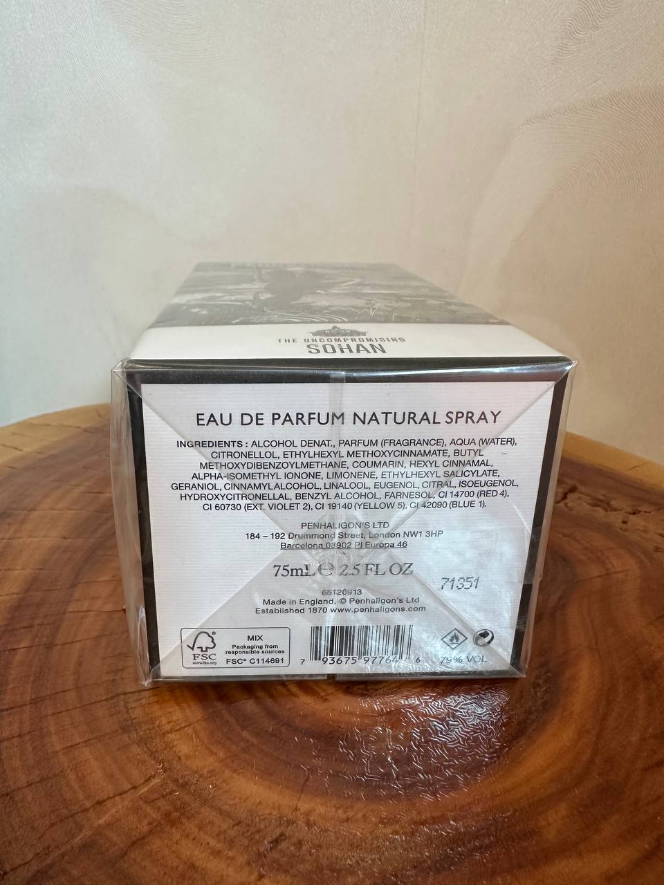 Penhaligon's The Uncompromising Sohan Eau De Parfum 2.5oz / 75ml