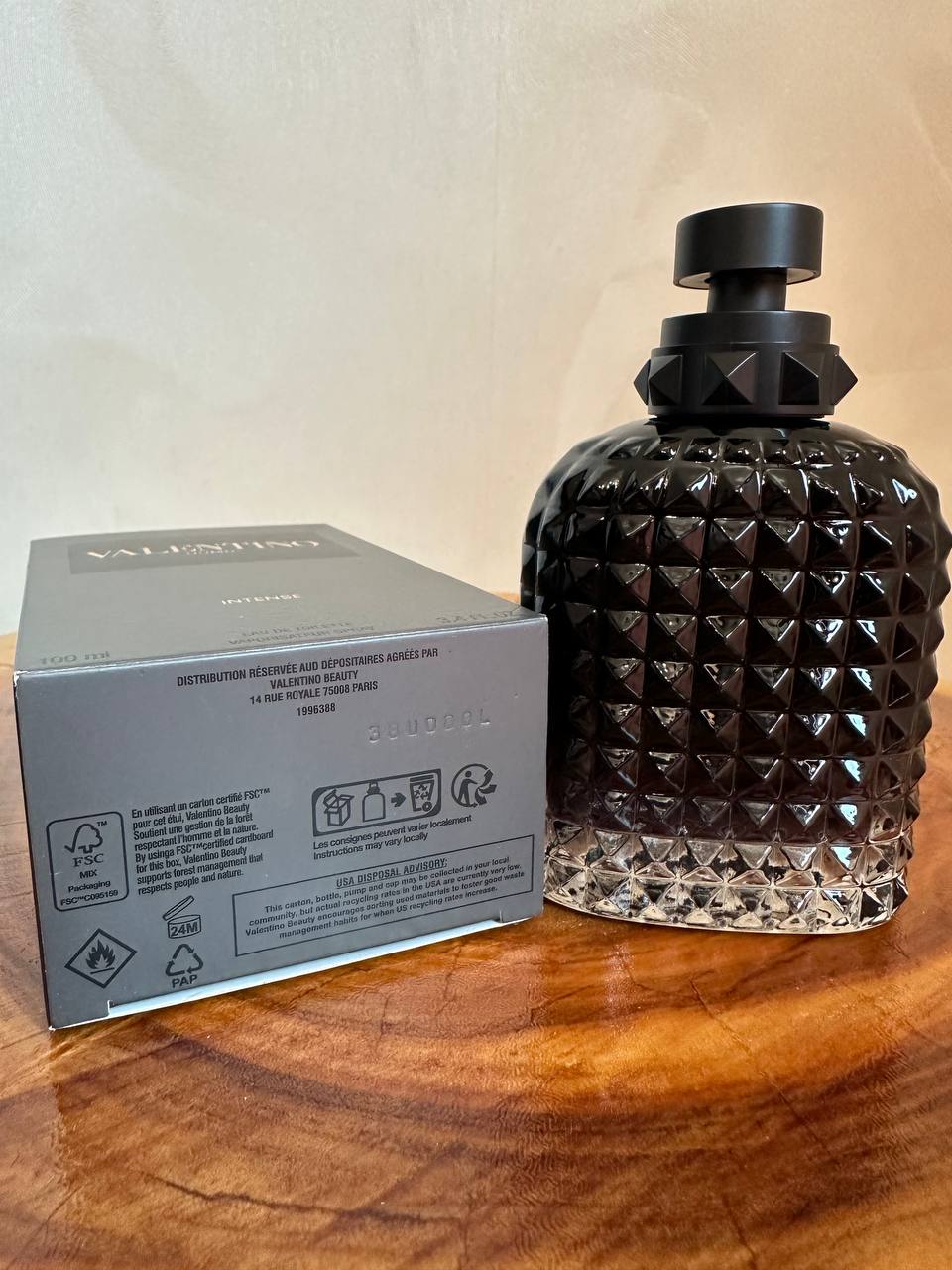 Valentino Uomo Intense Eau De Parfum 3.4oz / 100ml
